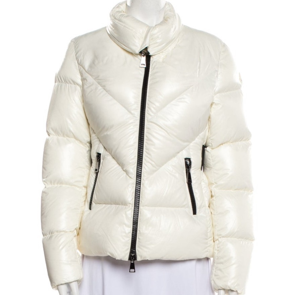 Moncler Cream Puffer Jacket - Picture 2 of 10
